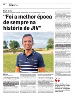 Entrevista do presidente do clube Juventude Ilha  Verde